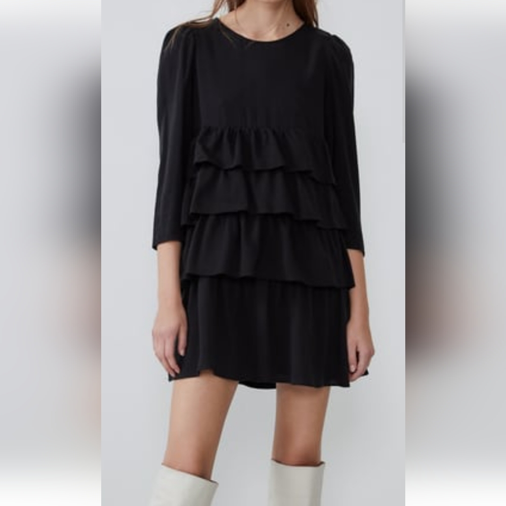 Zara ruffled dress